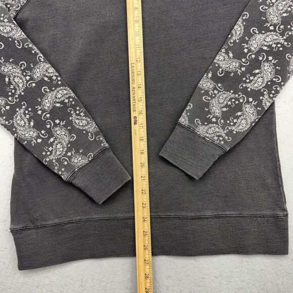 Hooey Gray Paisley Hoodie - Picture 7 of 9